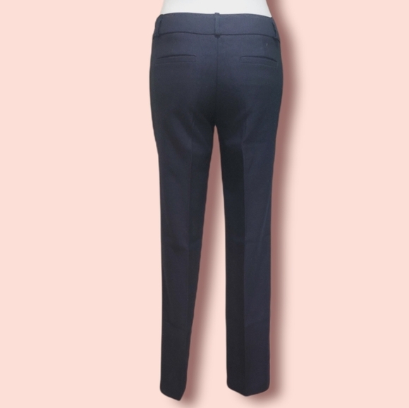 Loft Pants Marisa Trouser Women’s Sz 2 Straight Leg Blue Mid Rise 30x31 - Picture 3 of 12